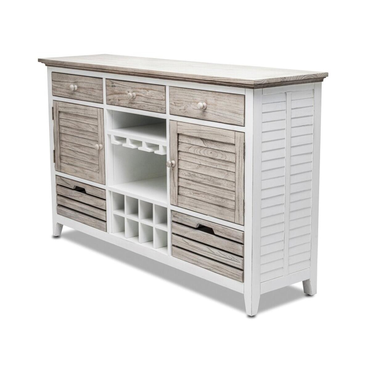 Islamorada Sideboard With Wine Rack Dining Storage Dining Storage 4