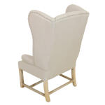 Grand Linen Wingback Chair Chairs Chairs 10