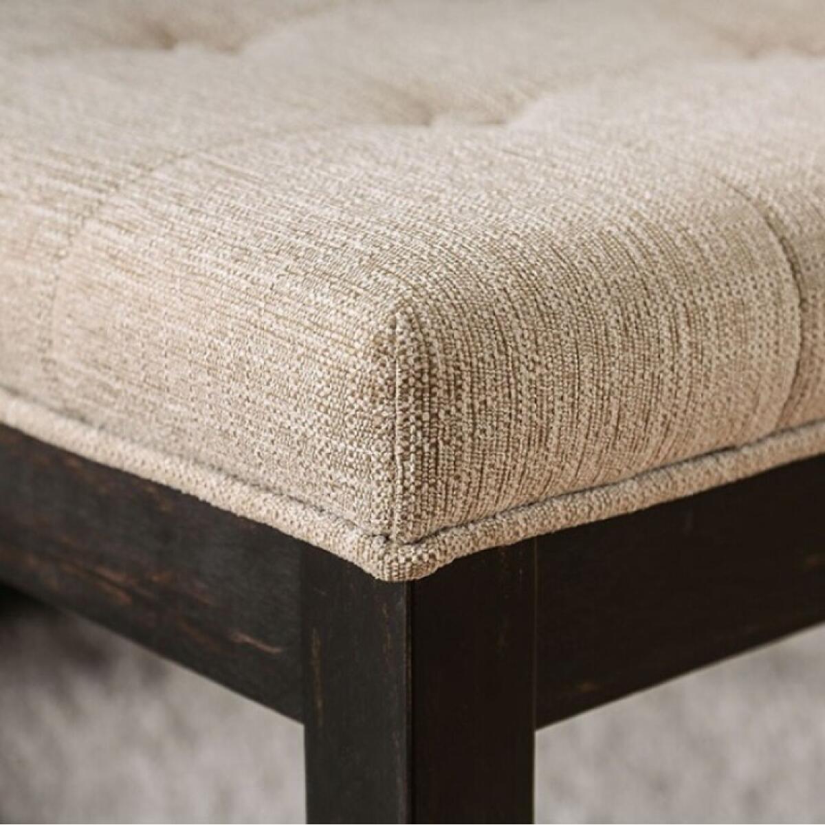 Nerissa Bench Chairs & Benches Antique Black/Beige 6