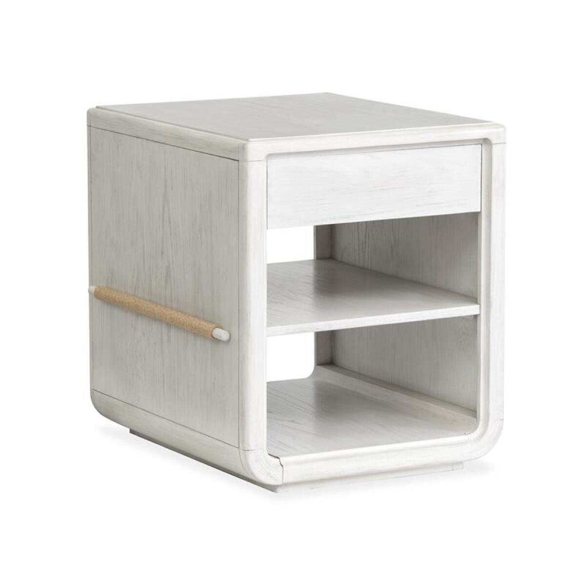 Sunset Cove - White Chairside End Table - Image 6