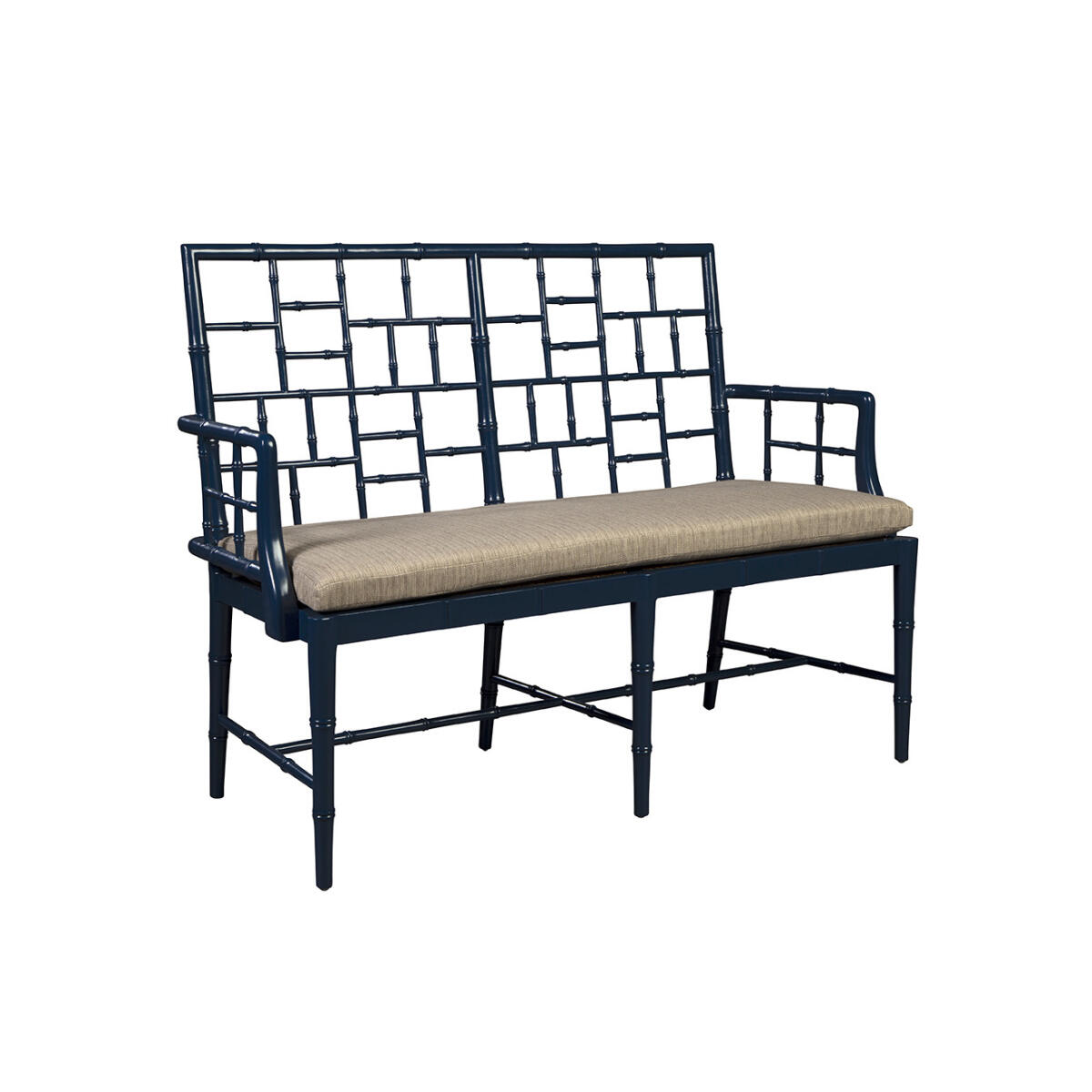 Blue Belleville Settee - Image 2