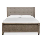 Claremont Complete Cal.King Panel Bed w/Upholstered Headboard