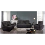 Amirah Glider Loveseat Loveseats Black 12
