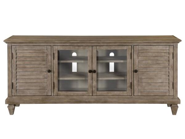 Lancaster Console Entertainment Stands Brown