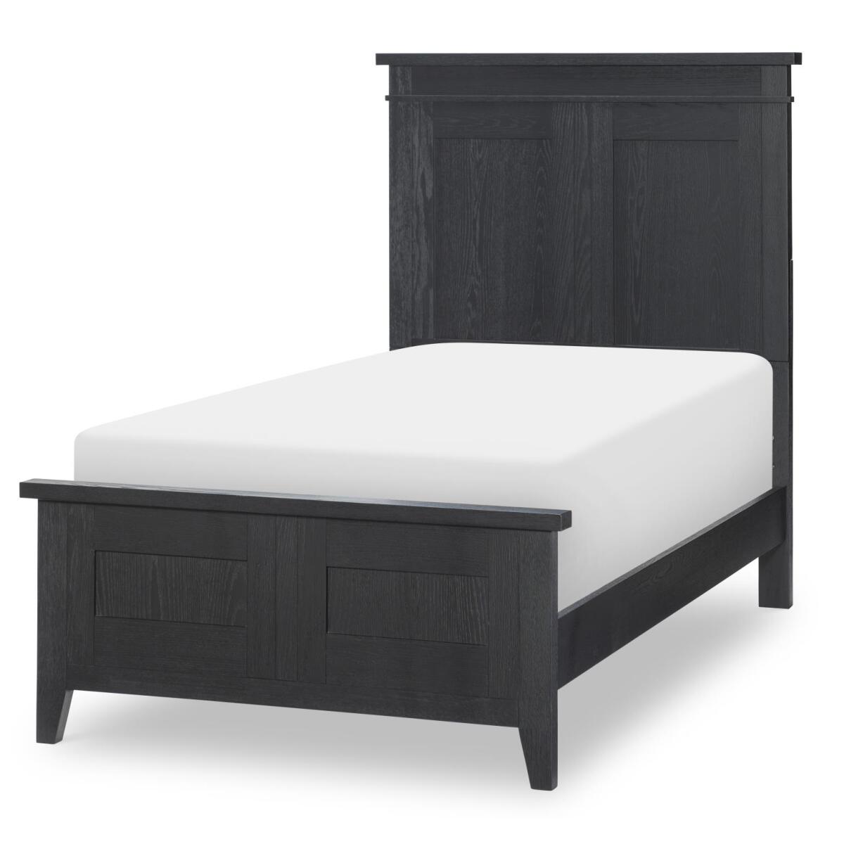 Complete Panel Bed Twin 3/3 Blacksmith Youth Beds Black 4