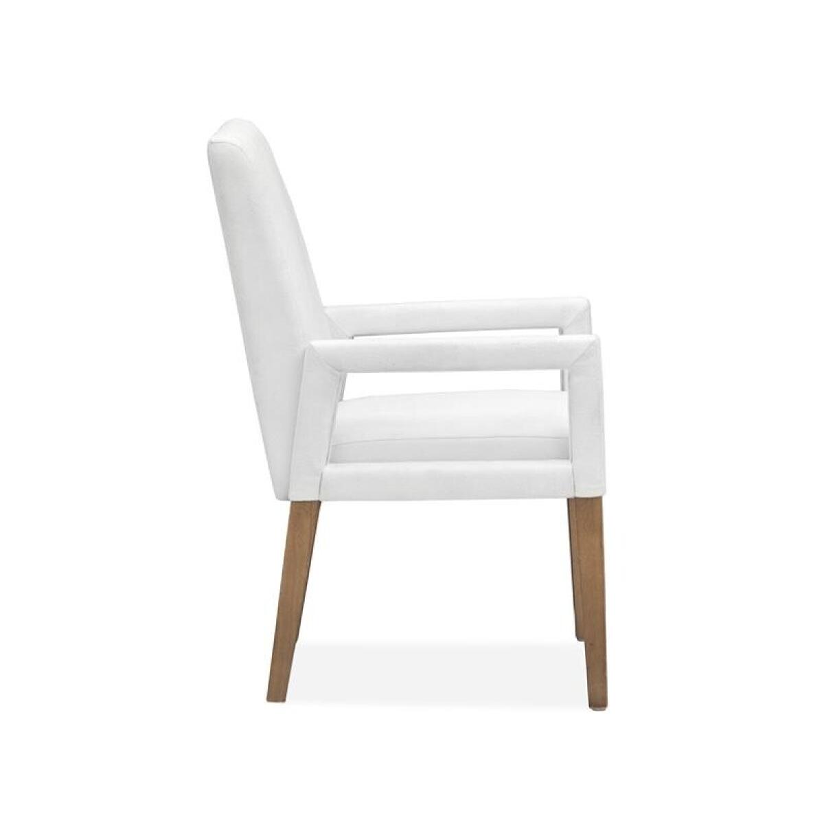 Lindon D5570-73W Dining Arm Chair w/White Uph.Seat & Back (2/ctn) - Image 5