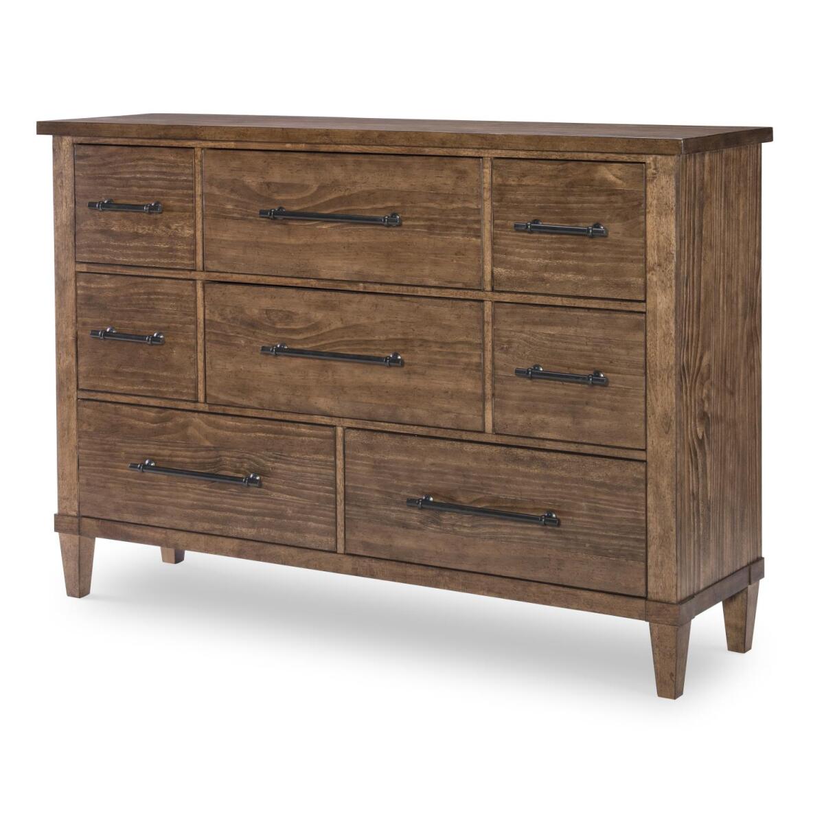Eight Drawer Dresser Dressers Brown 4