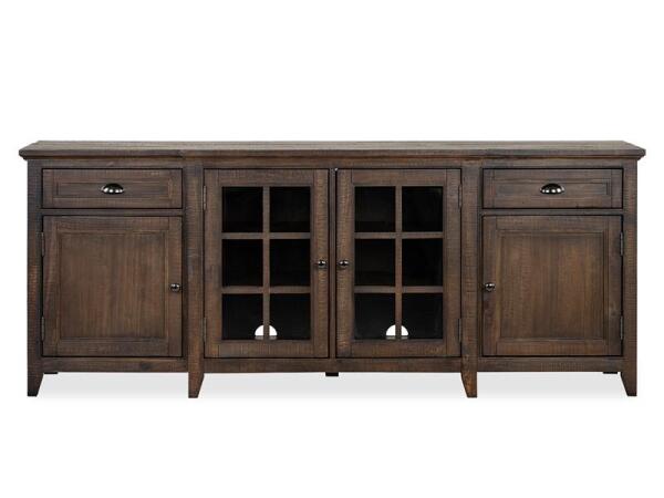 Bay Creek Console 80″ Entertainment Stands Brown