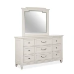 Drawer Dresser with Landscape Mirror Dressers Dressers 7