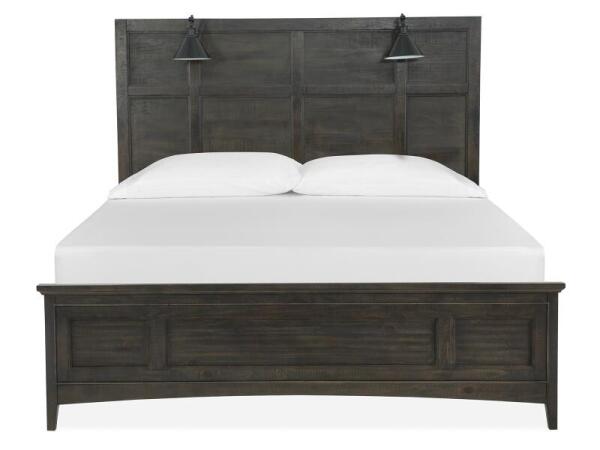Westley Falls Wood King Panel Bed Footboard SU Bed Parts Bed Parts