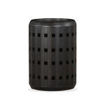 Dark Round Accent End Table - Image 5
