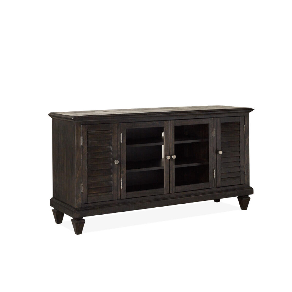 Small Console Entertainment Stands Brown 4