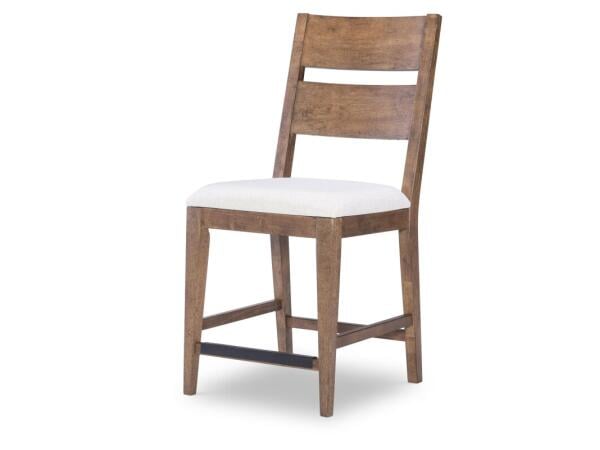Ladder Back Counter Height Chair Chairs & Benches Brown