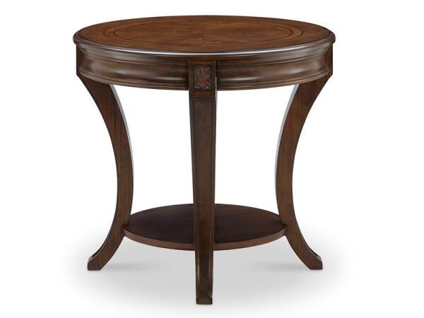 Winslet Oval End Table End tables Brown 8