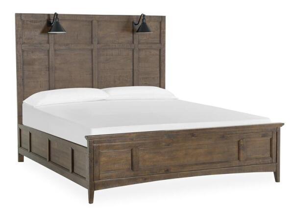 Bay Creek Complete Cal.King Lamp Panel Bed with Regular Rails - Image 6