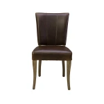 Beale Leather Side Chair Chairs & Benches Brown 10