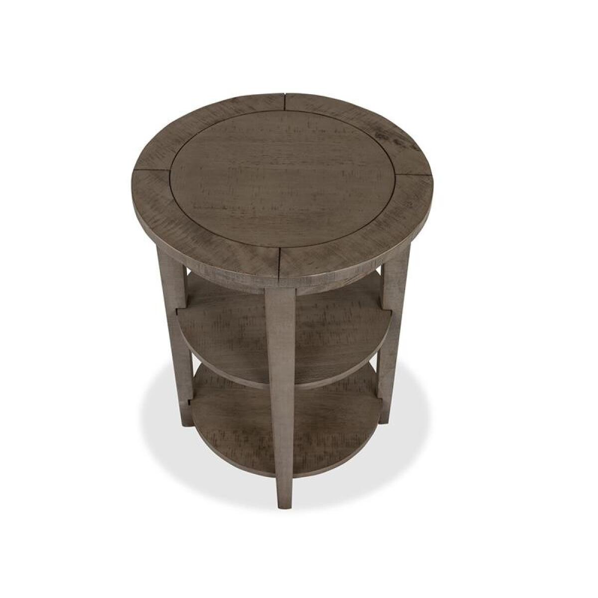 Paxton Place Round Accent End Table End tables Brown 8
