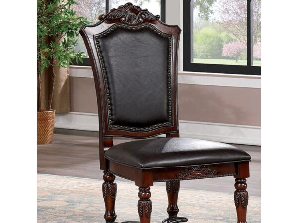 Picardy Side Chair (2/Box) Chairs & Benches Brown