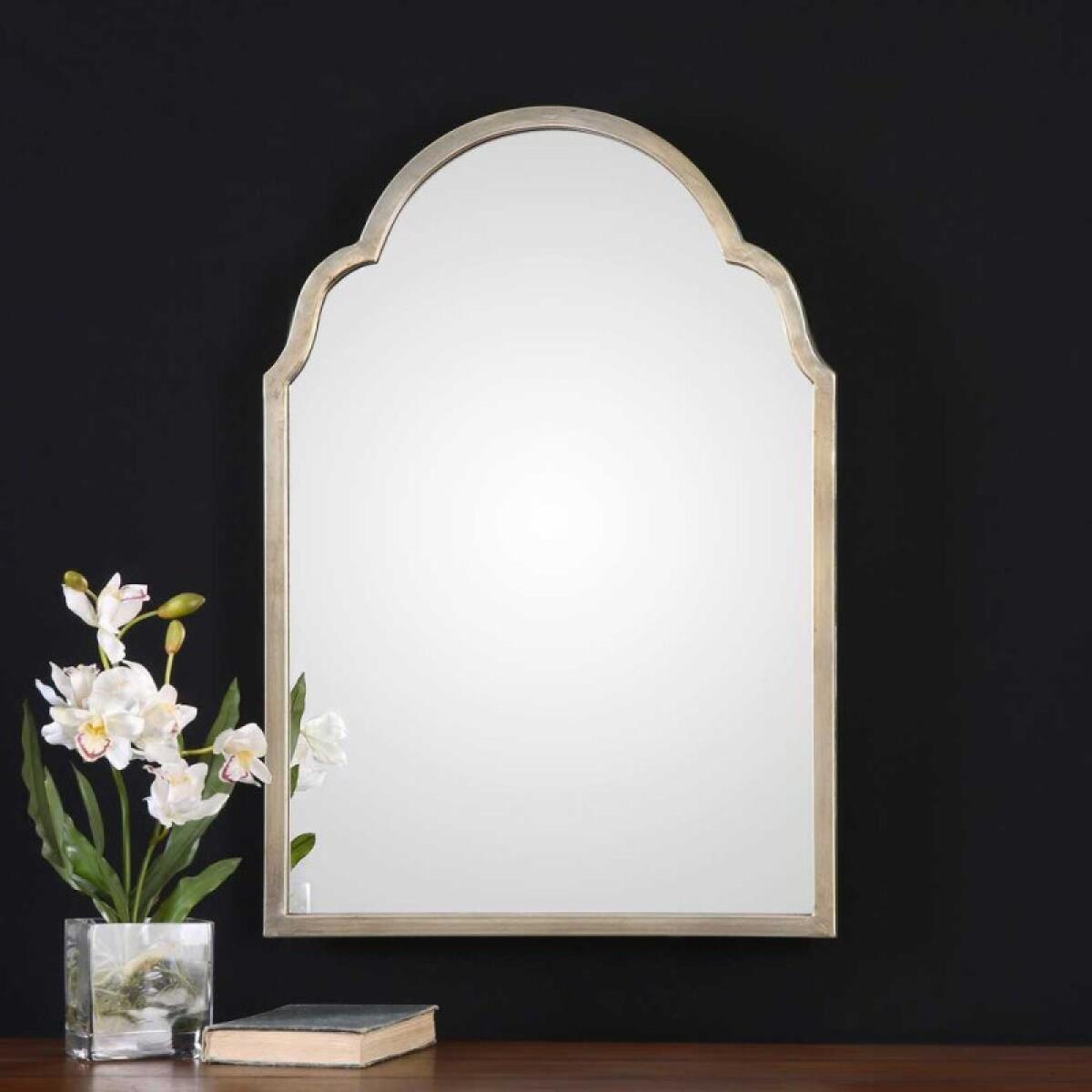 Brayden Petite Arch Mirror, Champagne - Image 5