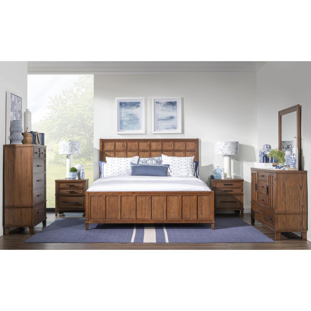 Complete Panel Bed, Queen 5/0 - Image 5