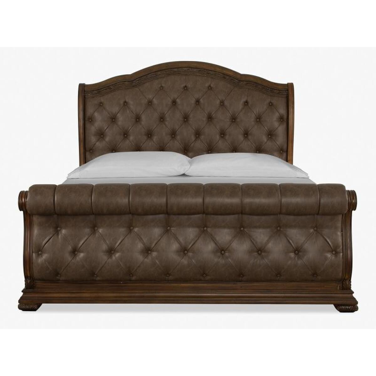 Durango Wood Queen/King Sleigh Bed Rails SU - Image 2