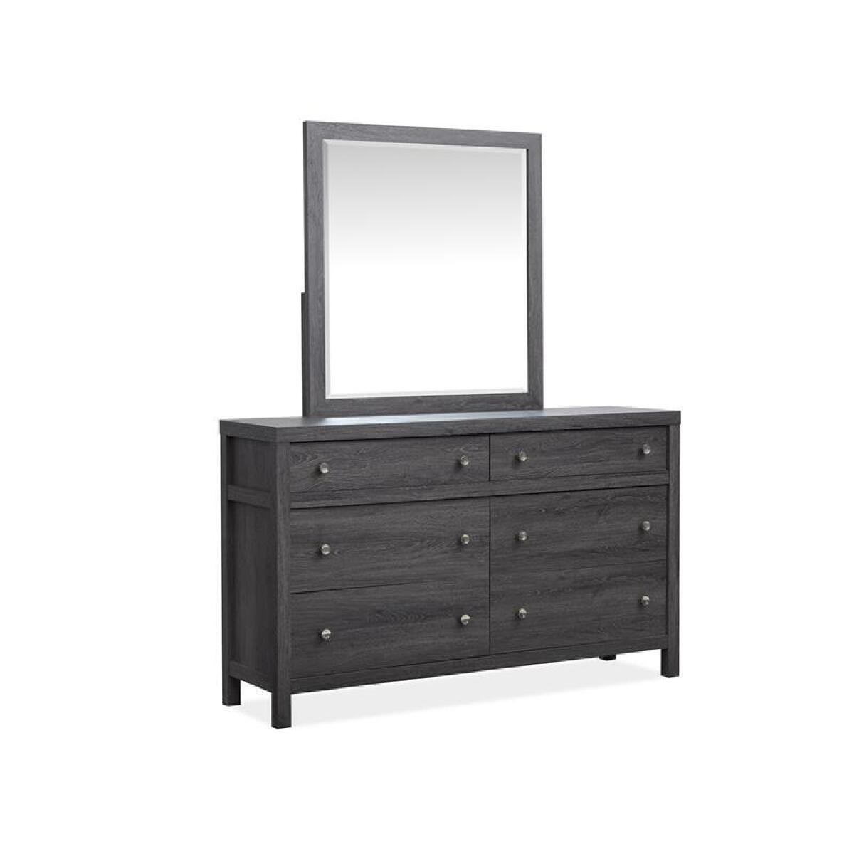 Merrifield - Black Double Drawer Dresser - Image 4