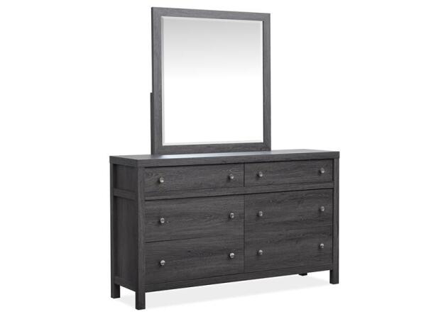 Merrifield - Black Double Drawer Dresser - Image 4