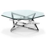 Lenox Square Rectangular Sofa Table Sofa Tables Chrome