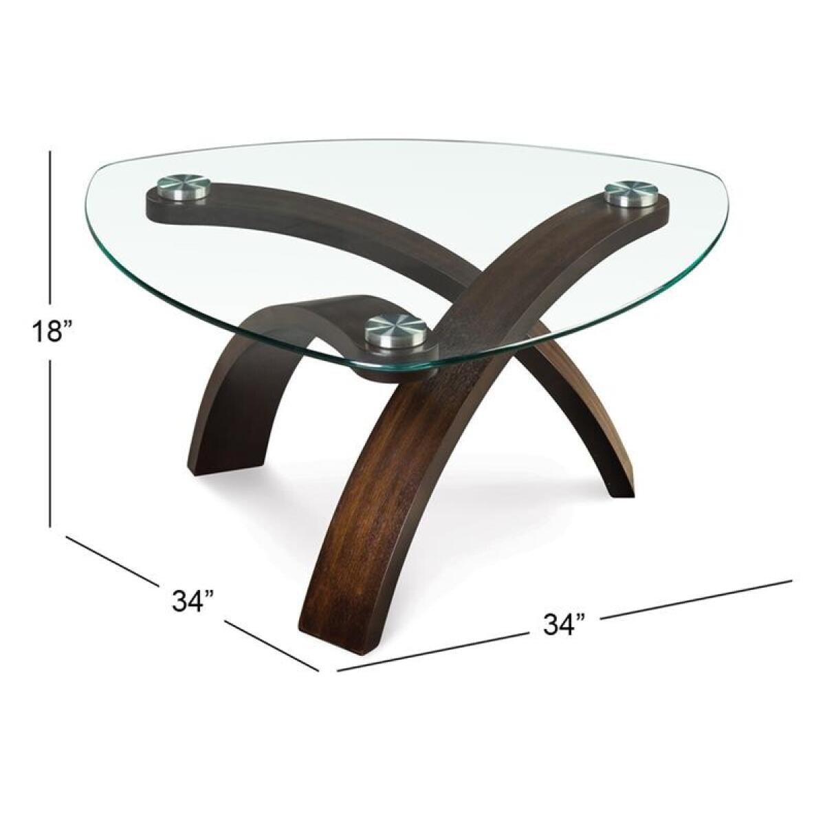 Allure Pie Shaped Cocktail Table - Image 3