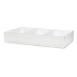 Trundle Storage Drawer White Finish Bed Parts Aged White 5