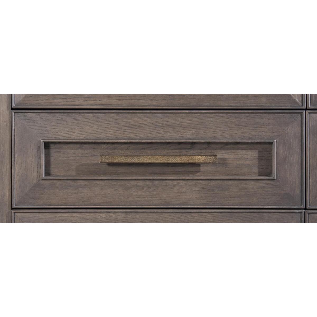 2 Drawer Nightstand With Stone Top Nightstands Brown 11