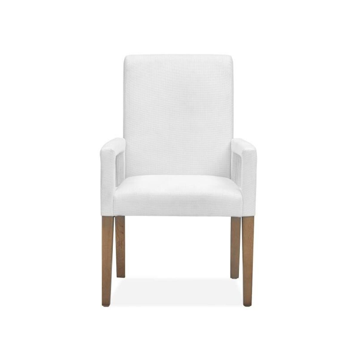 Lindon D5570-73W Dining Arm Chair w/White Uph.Seat & Back (2/ctn) - Image 4