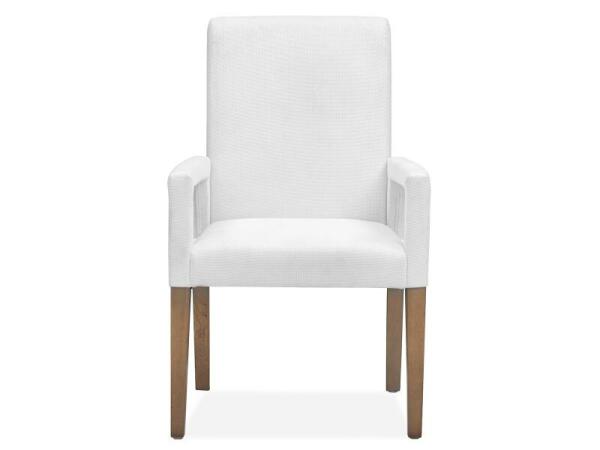 Lindon D5570-73W Dining Arm Chair w/White Uph.Seat & Back (2/ctn) - Image 4