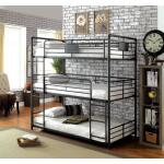 Olga Twin/Twin/Twin Bunk Bed Youth Beds Antique Black 9