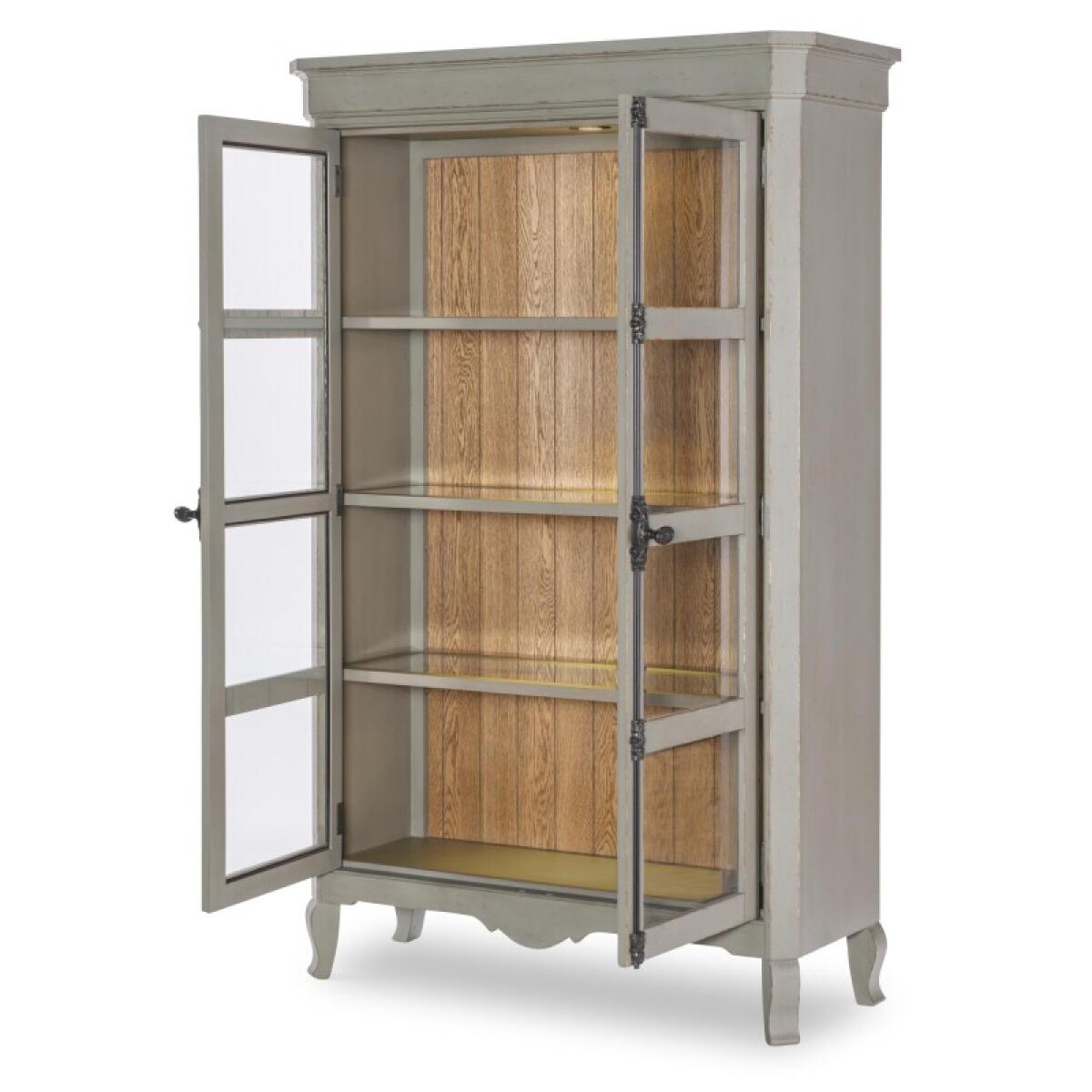 Cremone Bolt Display Cabinet Dining Storage Barnwood Oak And Northern Moss 6