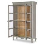Cremone Bolt Display Cabinet Dining Storage Barnwood Oak And Northern Moss 17