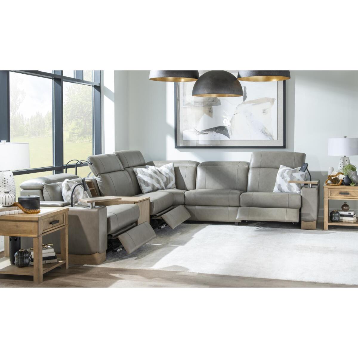 Laf P2 Swivel Tray Arm, Wood Base, Storage Arm, Power Grommet, And One 20" Pillow - Image 4