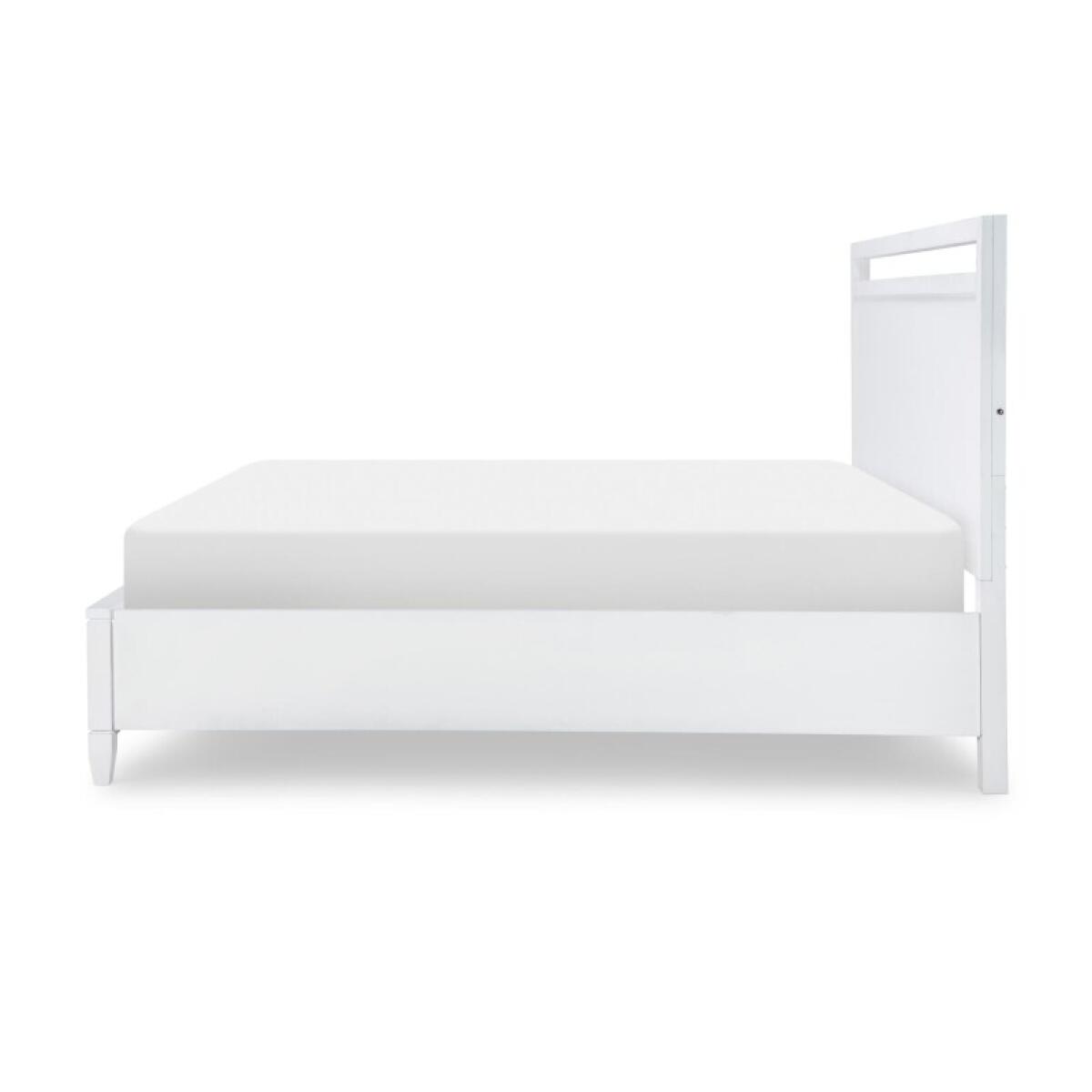 Complete Panel Bed W Storage King 6/6 White Finish Beds Beds 5