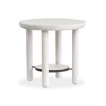 Sunset Cove - White Round End Table