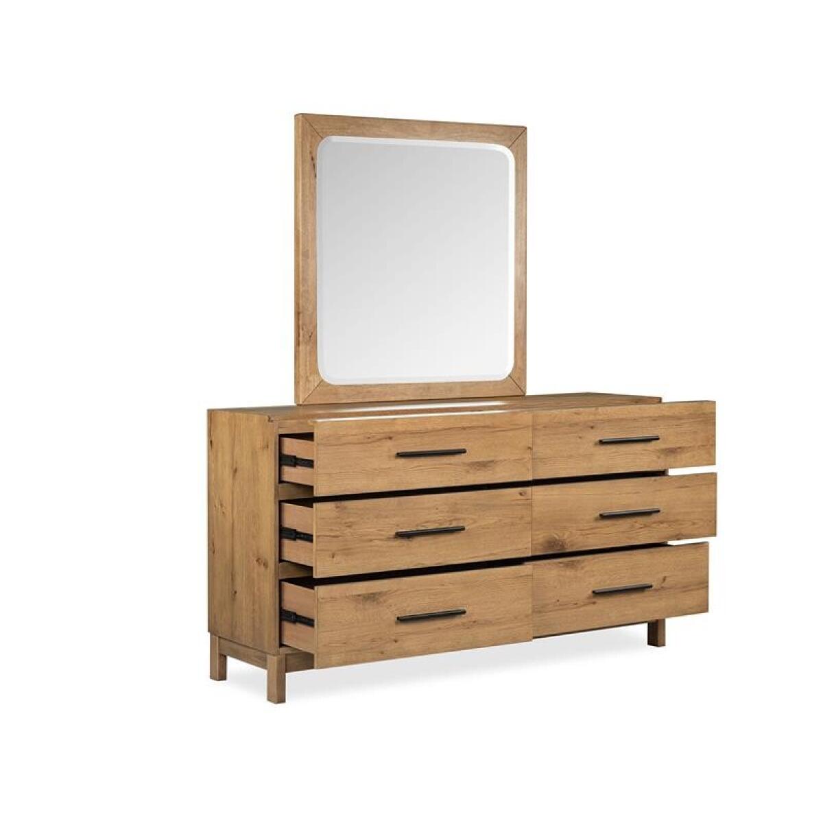 Davenport Double Drawer Dresser Dressers Brown 11