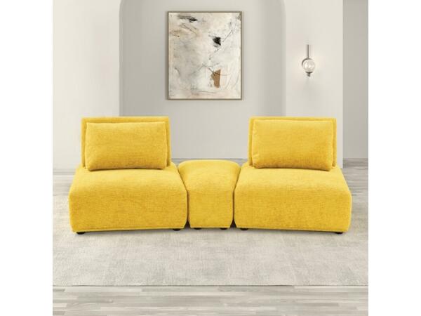 Stavanger Curved 2-Seater w/ Ot Loveseats Furniture of America