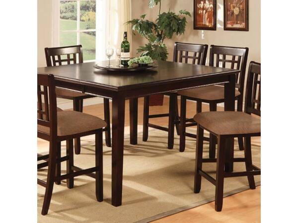 Central Park Square Counter Ht. Table Dining Tables Brown