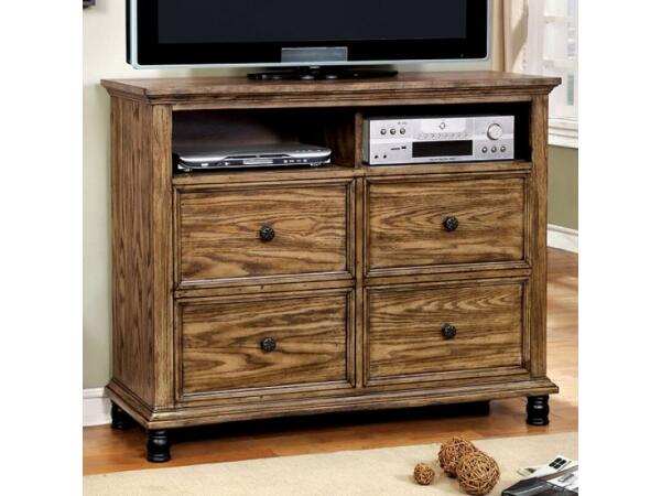 Mcville Media Chest Media Chests Brown