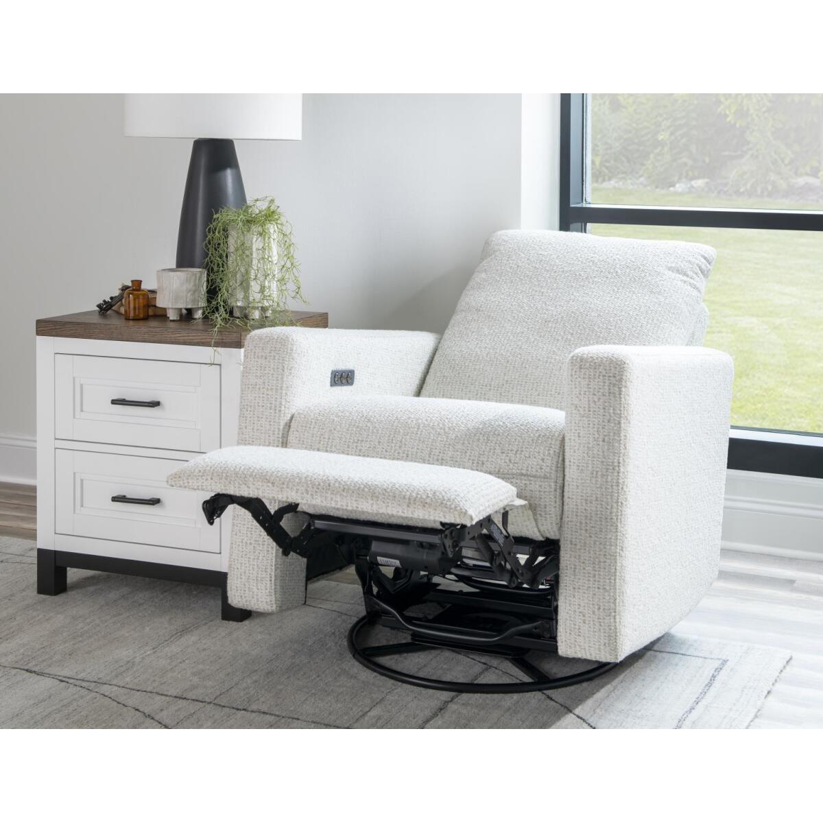 Swivel Glider Mohave Recliners Cream 13