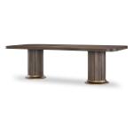 Complete Double Pedestal Dining Table Dining Tables Brown 15