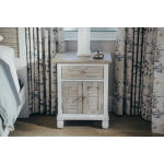 Islamorada 1-drawer / 2-door Electrified Coastal Nightstand - Image 15