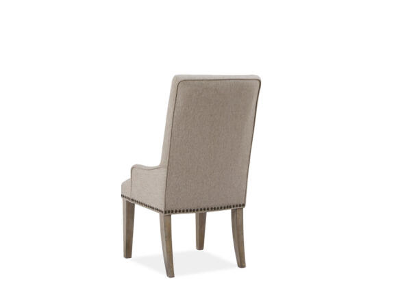 Upholstered Host Side Chair (2/ctn) Chairs & Benches Brown