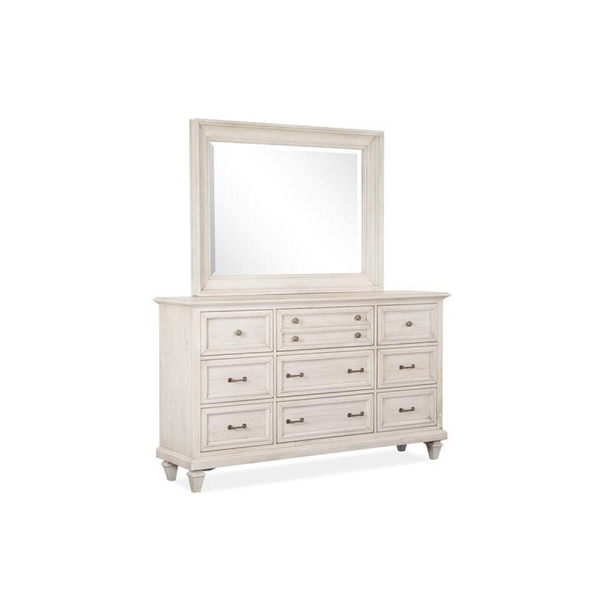Newport Landscape Mirror Bedroom Mirrors Alabaster 5