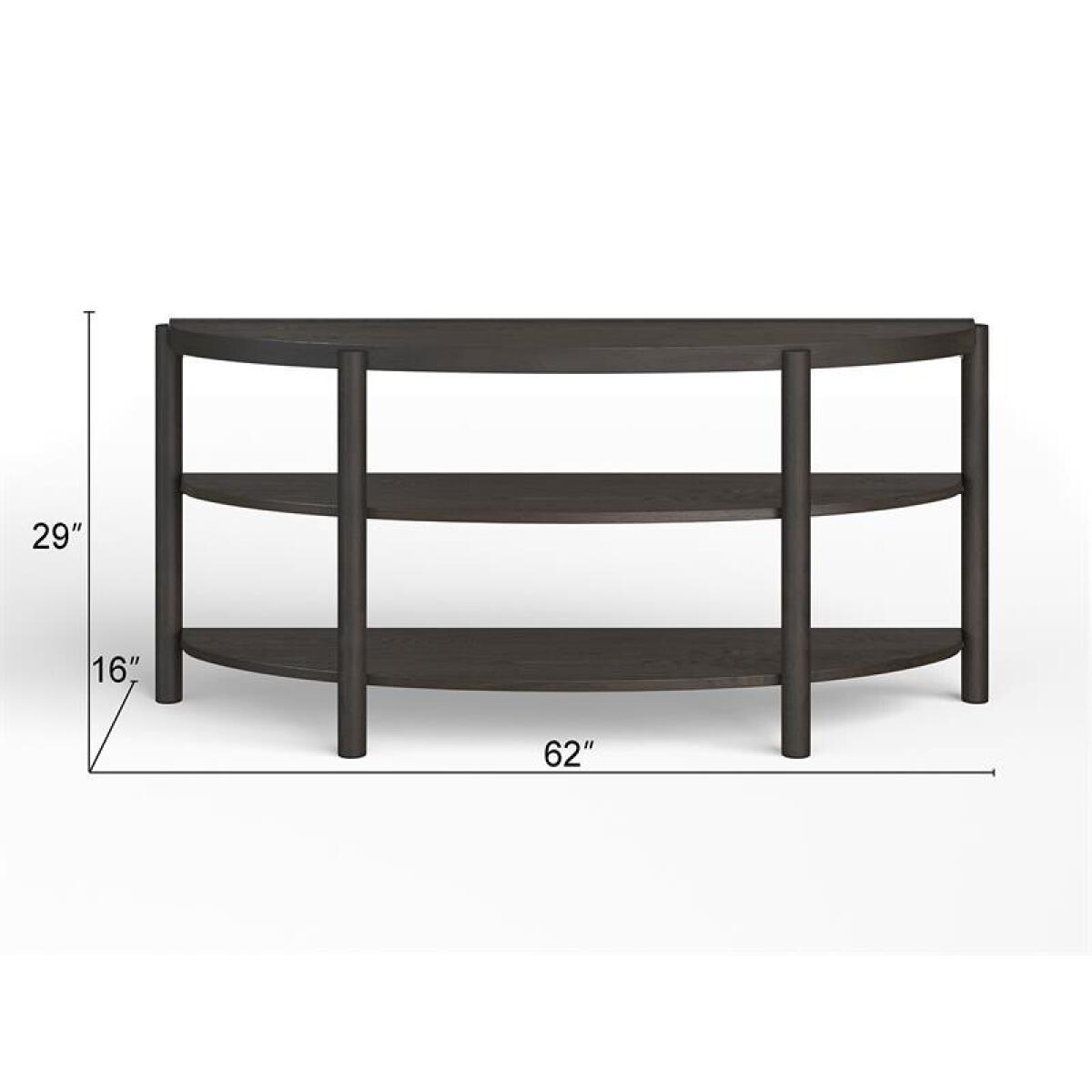 Hadleigh T5711-75 Demilune Sofa Table - Image 8