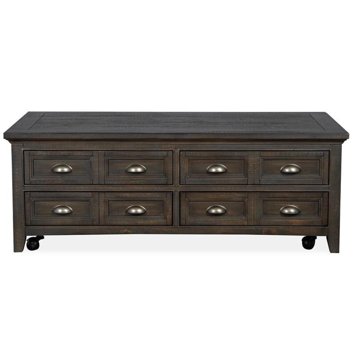 Westley Falls Lift Top Storage Cocktail Table w/Casters - Image 8